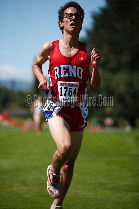 2014StanfordD2Boys-165.JPG - D2 boys race at the Stanford Invitational, September 27, Stanford Golf Course, Stanford, California.
